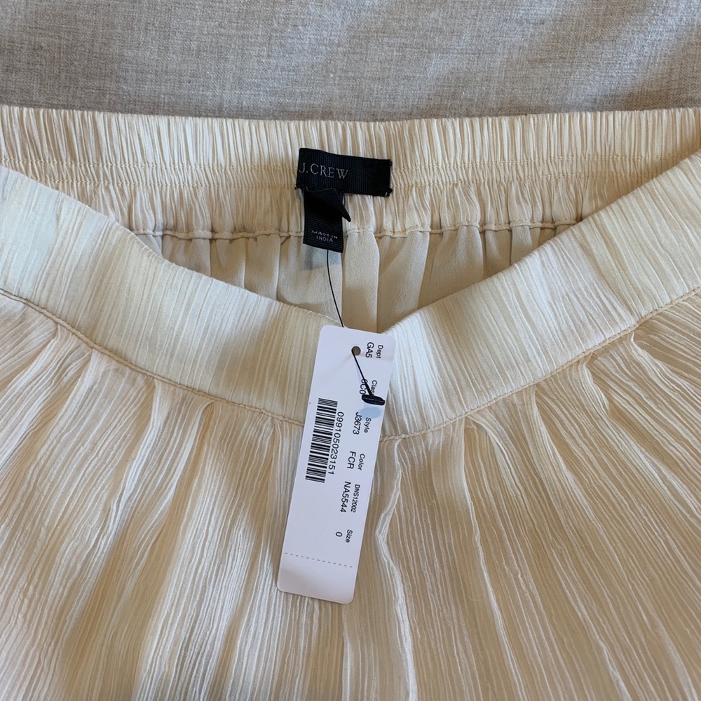 J. Crew Point Sur Crinkle Midi Shirt - Size 0